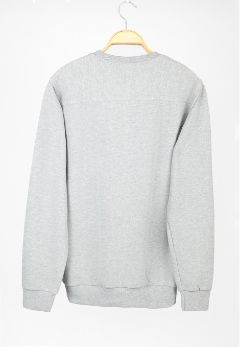 Man's grey  sweatshirt