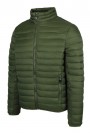 Man's green jacket