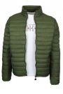 Man's green jacket