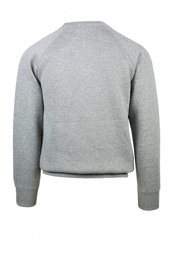 Man’s grey winter sweatshirt