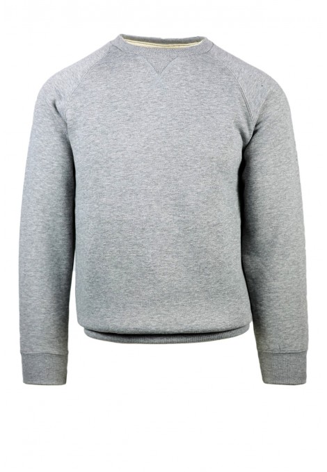 Man’s grey winter sweatshirt