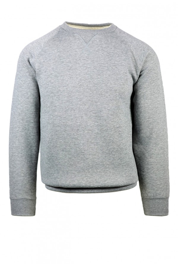 Man’s grey winter sweatshirt