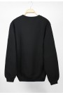 Man’s black long sleeve sweater