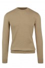 Man's camel knitted t-shirt