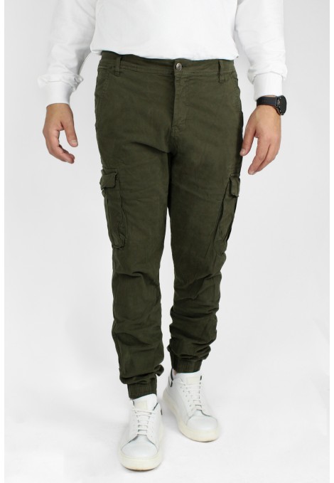 Man's khaki pants cargo