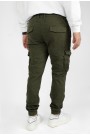 Man's khaki pants cargo