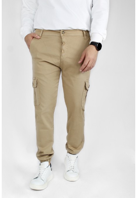 Man's beige pants cargo