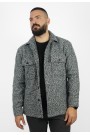 Man's grey shirt style jacket