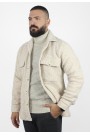 Man's beige shirt style jacket