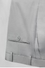 Man's light grey suit  mixed wool