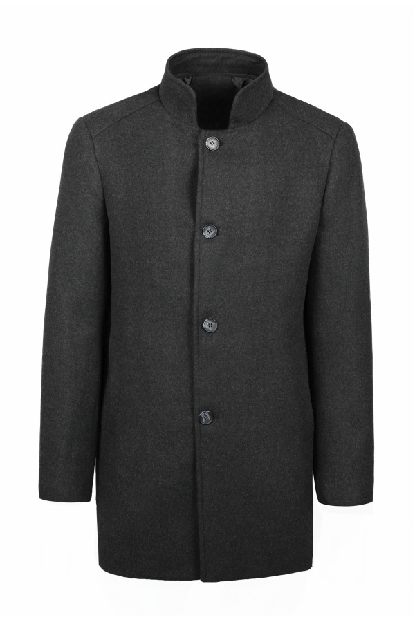 Man's black coat