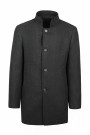 Man's black coat