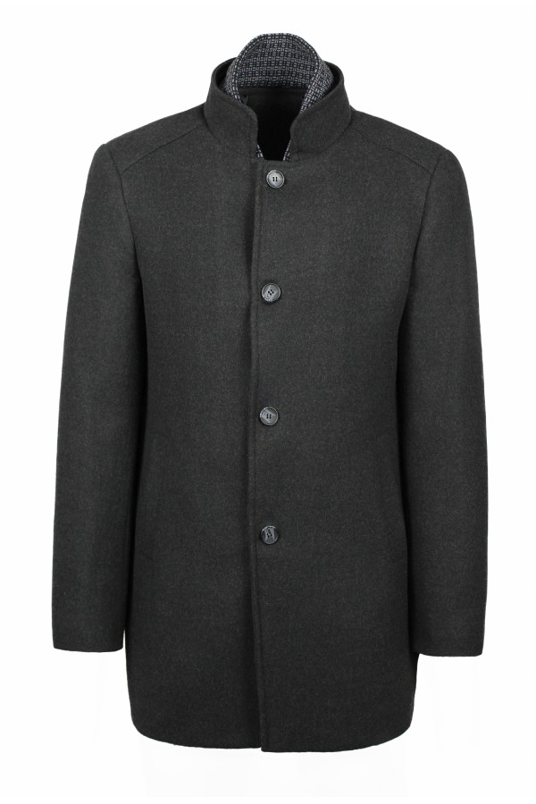 Man's black coat