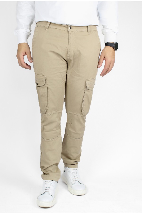 Man's beige pants cargo