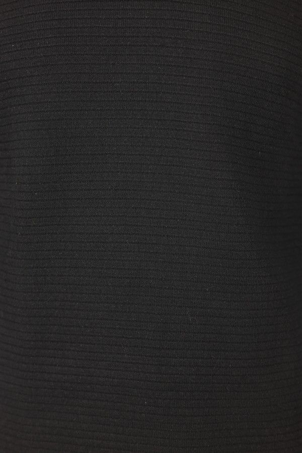 Man's black t-shirt polo