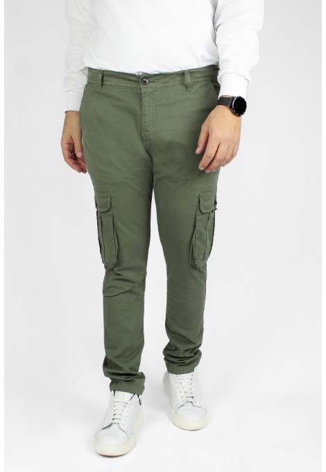 Man's khaki pants cargo