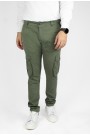 Man's khaki pants cargo