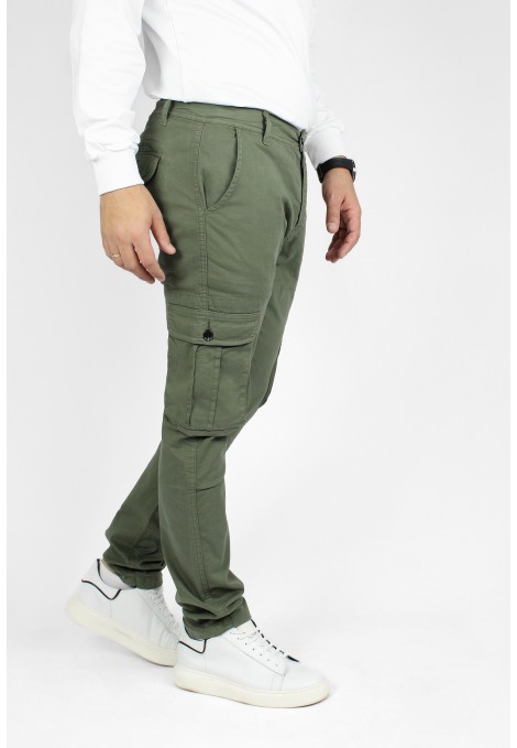 Man's khaki pants cargo