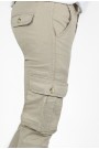 Man's beige pants cargo