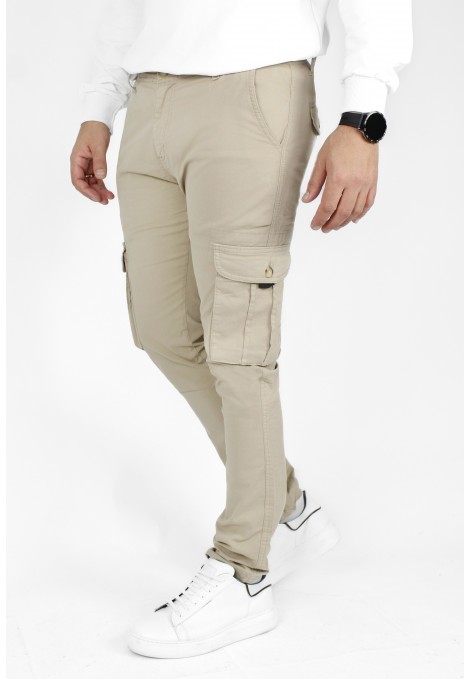 Man's beige pants cargo