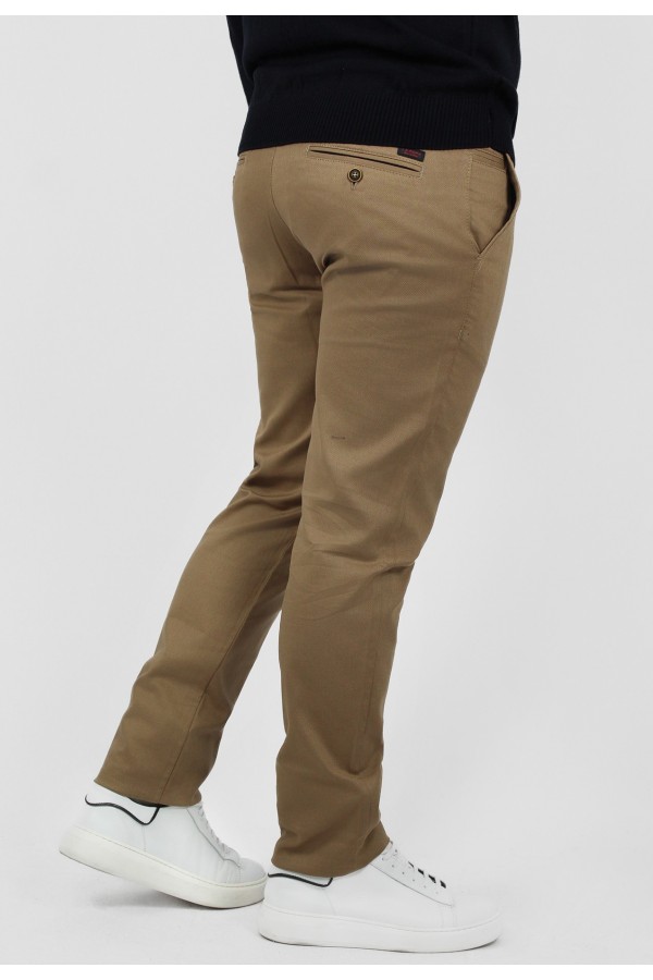 Man’s camel chinos pants    