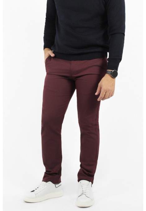  Man’s bordeuax chinos pants    