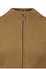 Man's brown knitted cardigan