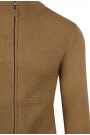 Man's brown knitted cardigan