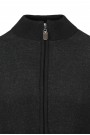  Man's black knitted cardigan