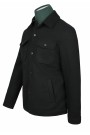 Man's black coat