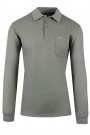 Man's khaki t-shirt polo