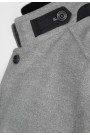 Man's light grey coat