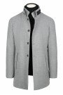 Man's light grey coat