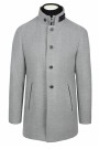 Man's light grey coat