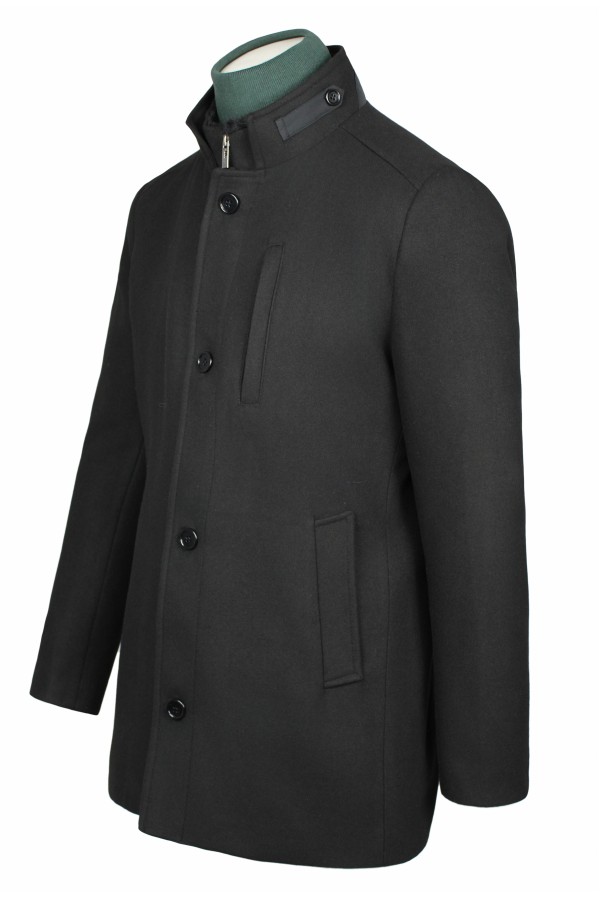 Man's black coat