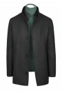 Man's black coat