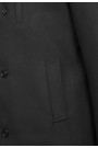 Man's black coat