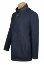 Man's dark blue coat