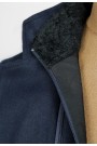 Man's dark blue coat