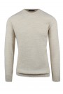 Man's beige knitted t-shirt