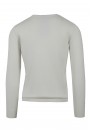 Man's ecru knitted t-shirt