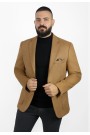 Man's brown blazer