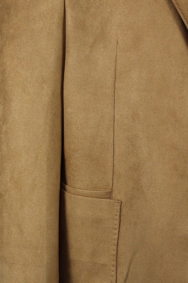 Man's brown blazer