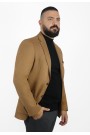 Man's brown blazer