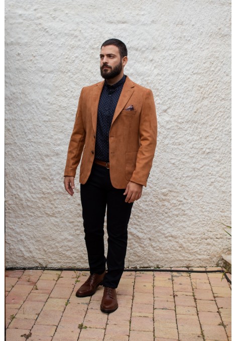 Man's camel blazer