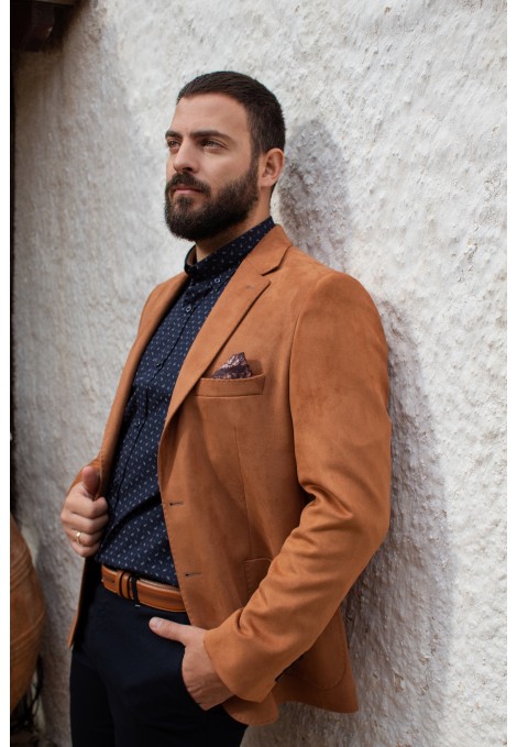 Man's camel blazer