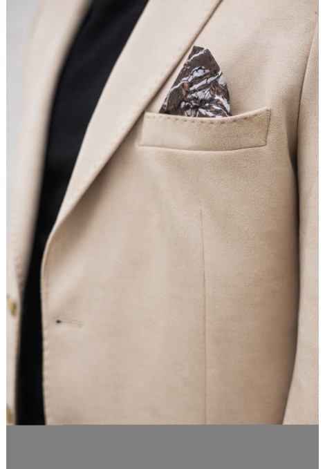 Man's beige blazer