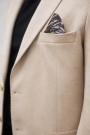 Man's beige blazer