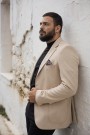 Man's beige blazer