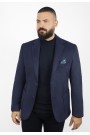 Man's dark blue blazer